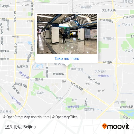 垡头北站 map