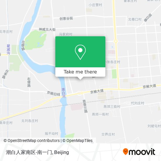 潮白人家南区-南一门 map