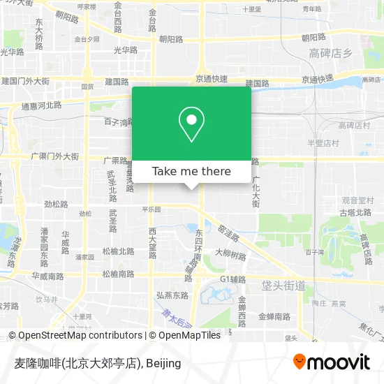 麦隆咖啡(北京大郊亭店) map