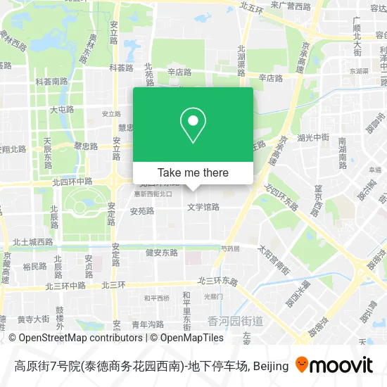 高原街7号院(泰德商务花园西南)-地下停车场 map