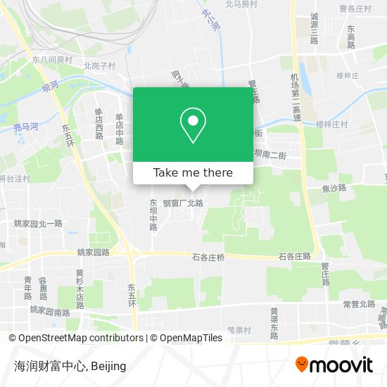 海润财富中心 map