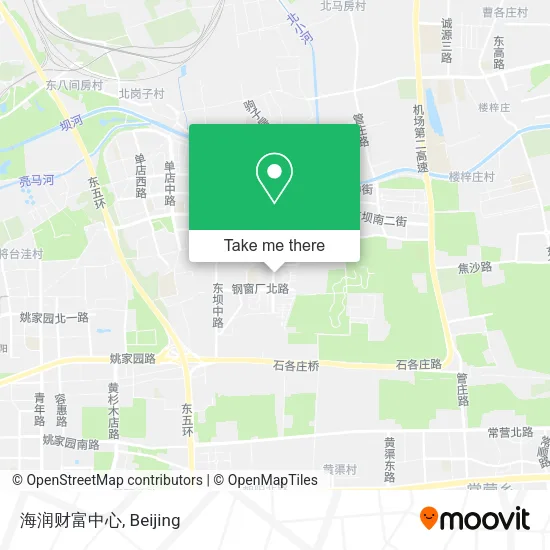海润财富中心 map