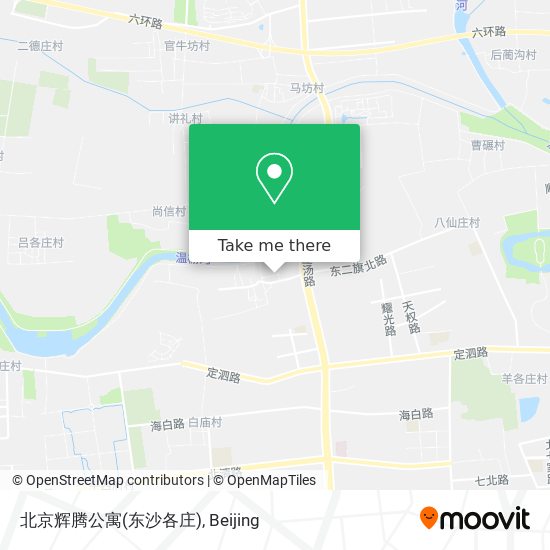 北京辉腾公寓(东沙各庄) map