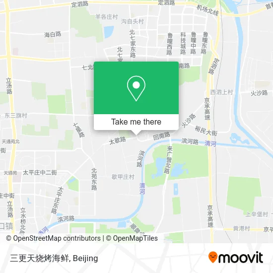 三更天烧烤海鲜 map