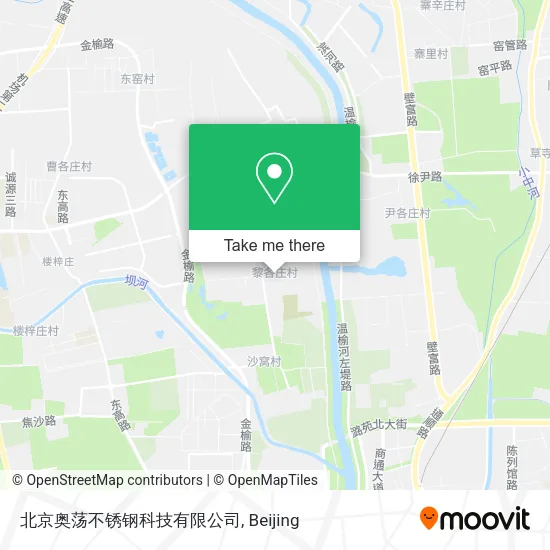北京奥荡不锈钢科技有限公司 map