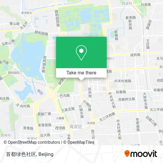 首都绿色社区 map