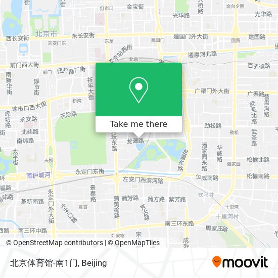 北京体育馆-南1门 map