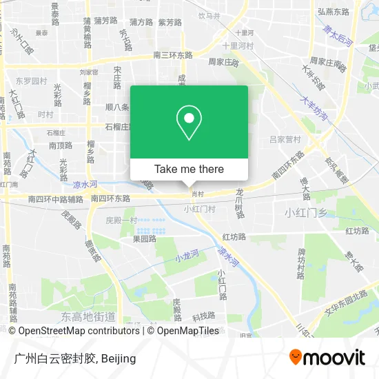 广州白云密封胶 map