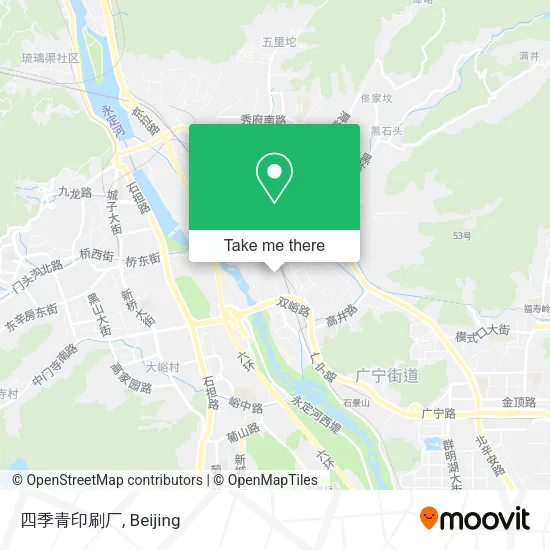 四季青印刷厂 map