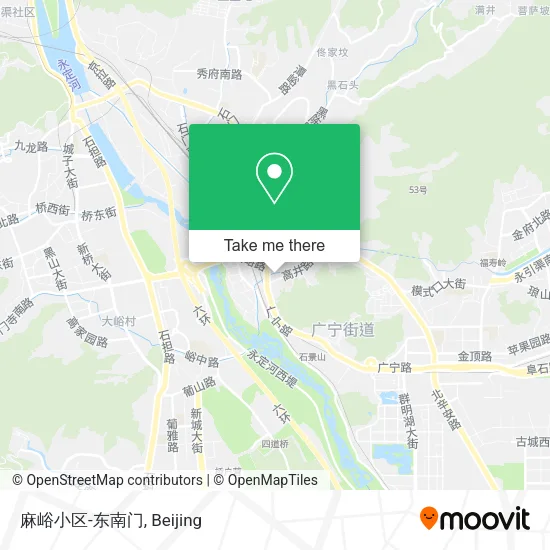 麻峪小区-东南门 map