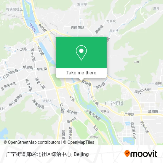 广宁街道麻峪北社区综治中心 map