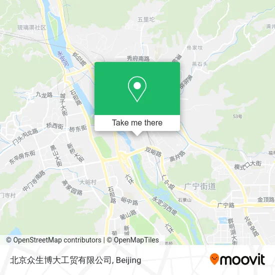 北京众生博大工贸有限公司 map