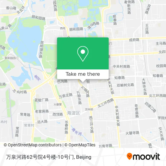 万泉河路62号院4号楼-10号门 map