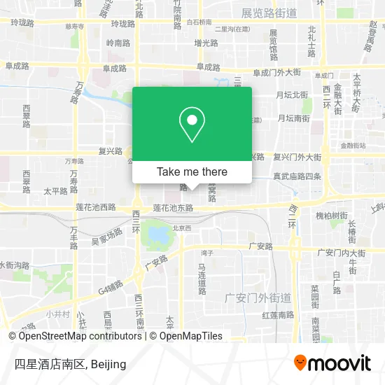 四星酒店南区 map