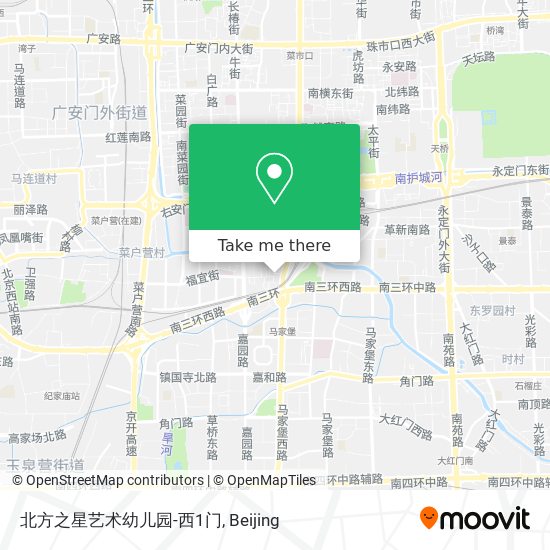 北方之星艺术幼儿园-西1门 map