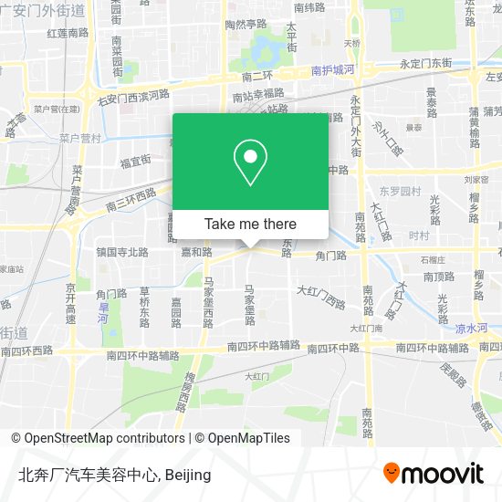 北奔厂汽车美容中心 map