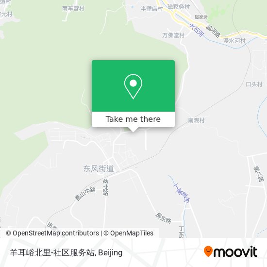 羊耳峪北里-社区服务站 map