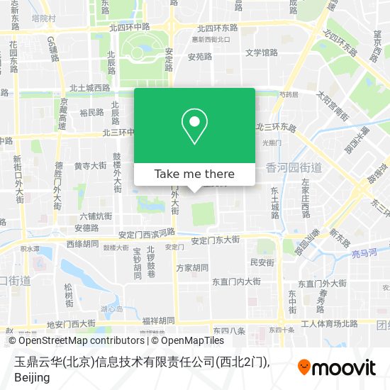 玉鼎云华(北京)信息技术有限责任公司(西北2门) map