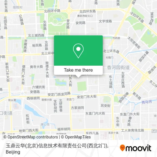 玉鼎云华(北京)信息技术有限责任公司(西北2门) map