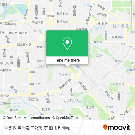 康梦圆国际老年公寓-东北门 map