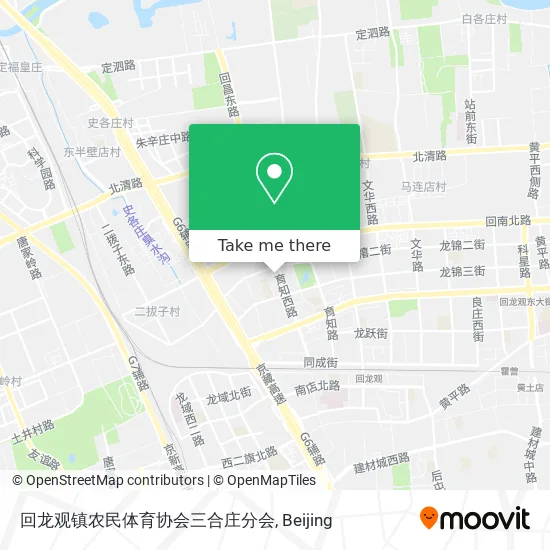 回龙观镇农民体育协会三合庄分会 map