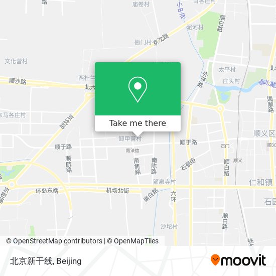 北京新干线 map