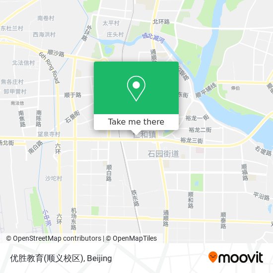 优胜教育(顺义校区) map