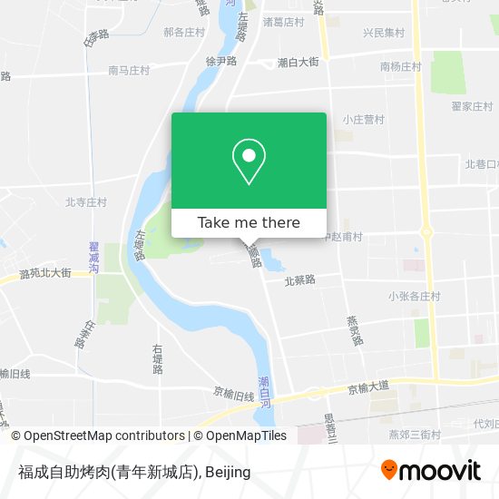福成自助烤肉(青年新城店) map