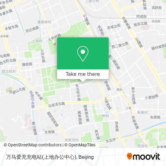万马爱充充电站(上地办公中心) map