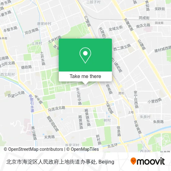 北京市海淀区人民政府上地街道办事处 map