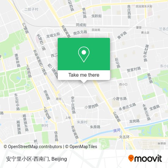 安宁里小区-西南门 map