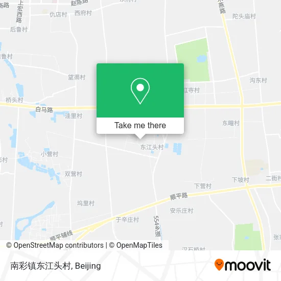 南彩镇东江头村 map