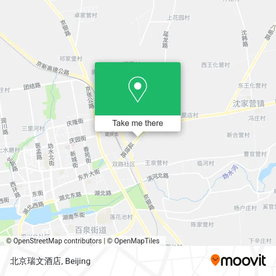 北京瑞文酒店 map