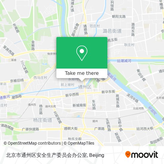 北京市通州区安全生产委员会办公室 map