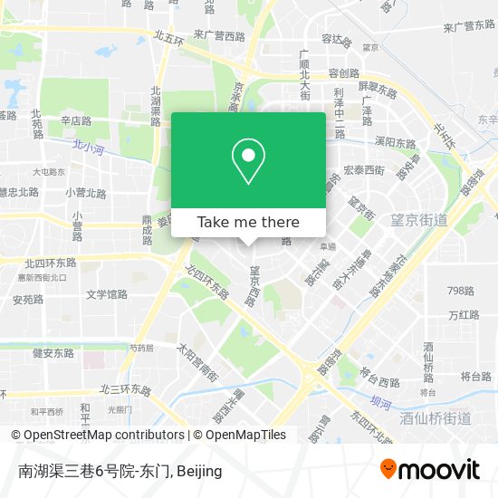 南湖渠三巷6号院-东门 map