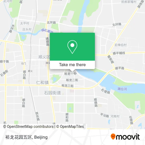 裕龙花园五区 map