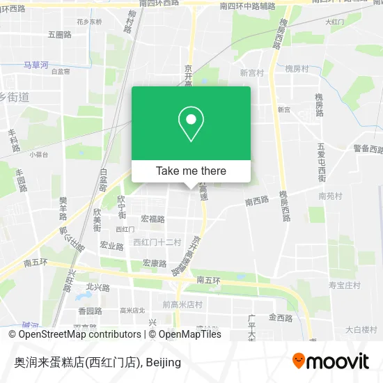 奥润来蛋糕店(西红门店) map