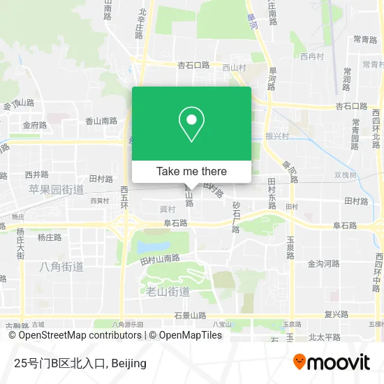 25号门B区北入口 map