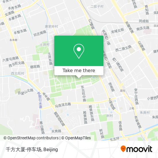 千方大厦-停车场 map