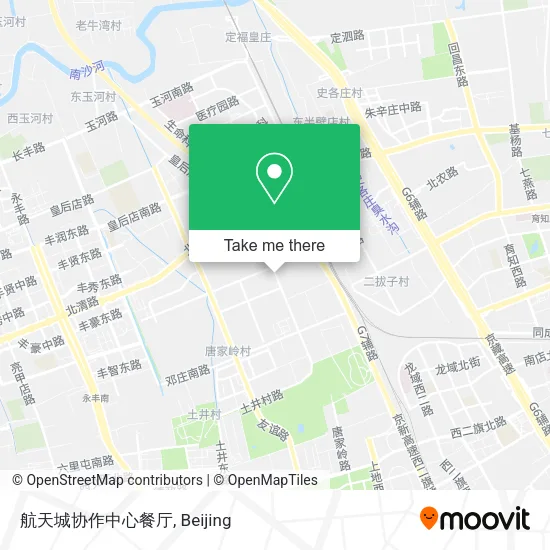 航天城协作中心餐厅 map