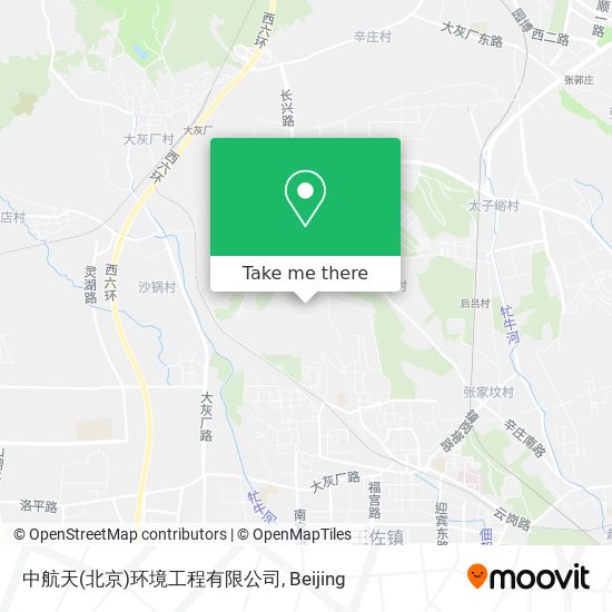 中航天(北京)环境工程有限公司 map