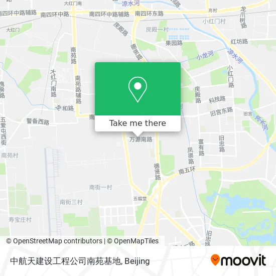 中航天建设工程公司南苑基地 map