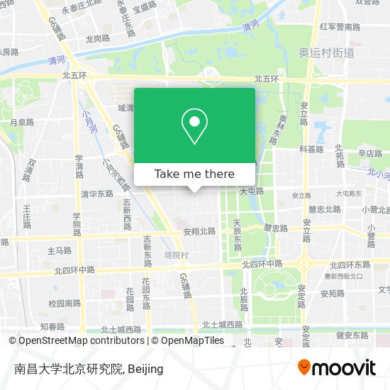 南昌大学北京研究院 map
