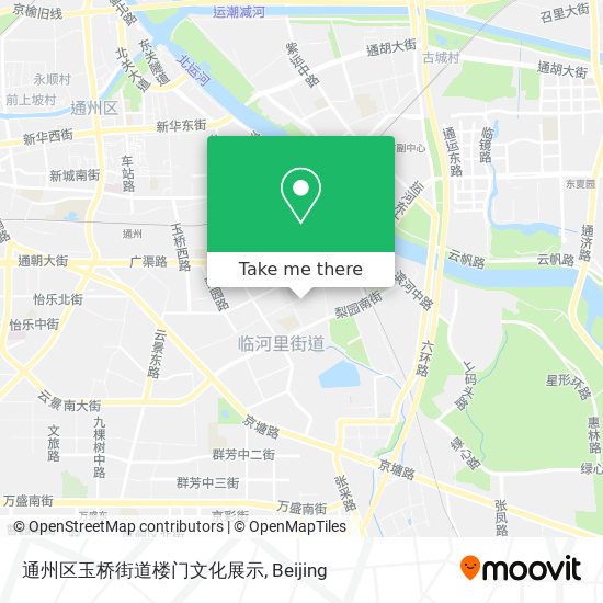 通州区玉桥街道楼门文化展示 map