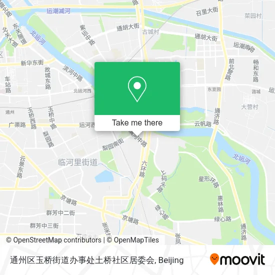 通州区玉桥街道办事处土桥社区居委会 map