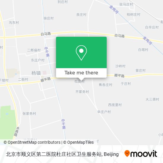 北京市顺义区第二医院杜庄社区卫生服务站 map