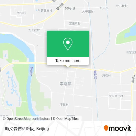 顺义骨伤科医院 map