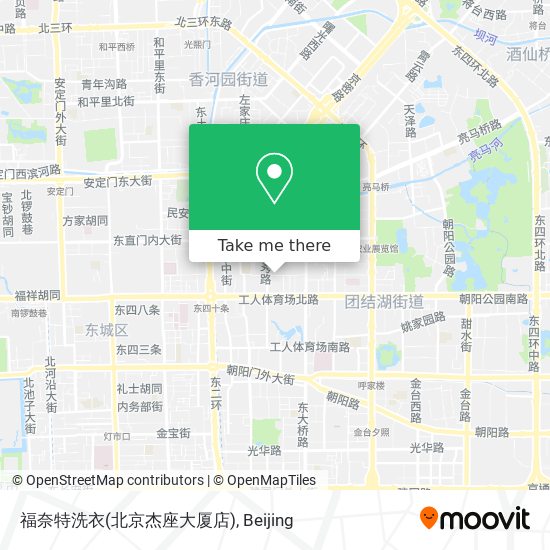 福奈特洗衣(北京杰座大厦店) map