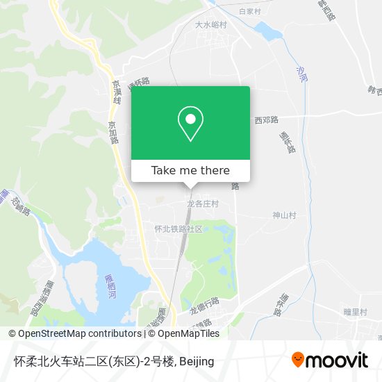 怀柔北火车站二区(东区)-2号楼 map