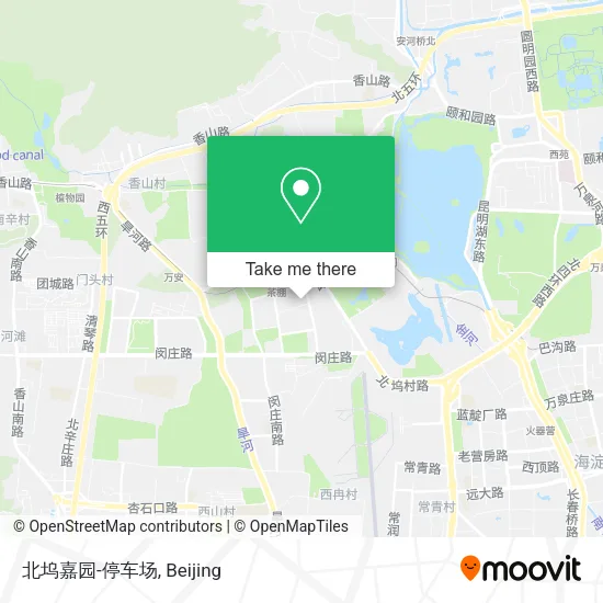 北坞嘉园-停车场 map